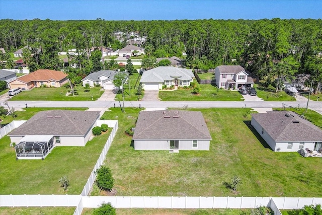 10 Post Oak Ln, Palm Coast, FL 32164 - aerial perspective of suburban area with a forest
