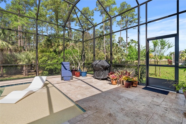 816 Creekwood Dr, Ormond Beach, FL 32174 - view of unfurnished sunroom