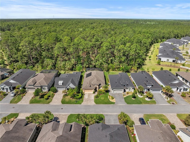 816 Creekwood Dr, Ormond Beach, FL 32174 - aerial view with a residential view and a view of trees