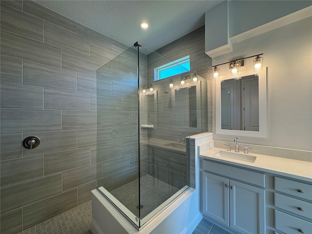 1665 Lake Reserve Dr, Deland, FL 32724 - full bath featuring tiled shower and vanity