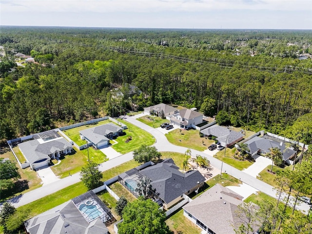 65 Esperanto Dr, Palm Coast, FL 32164 - birds eye view of property with a view of trees and a residential view