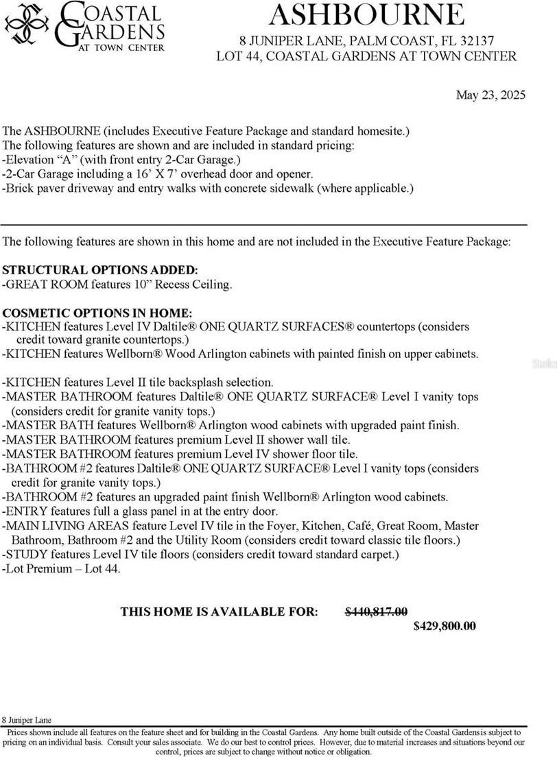 8 Juniper Ln, Palm Coast, FL 32164 - view of miscellaneous property collateral