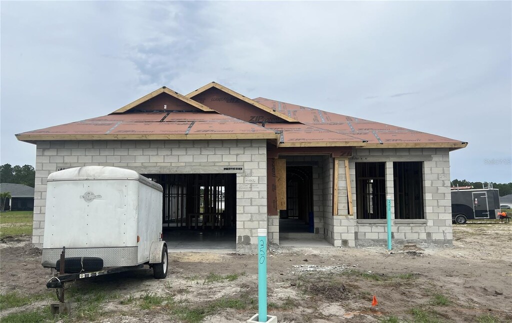 250 Hawthorn Ave, Palm Coast, FL 32164 - view of property in mid-construction