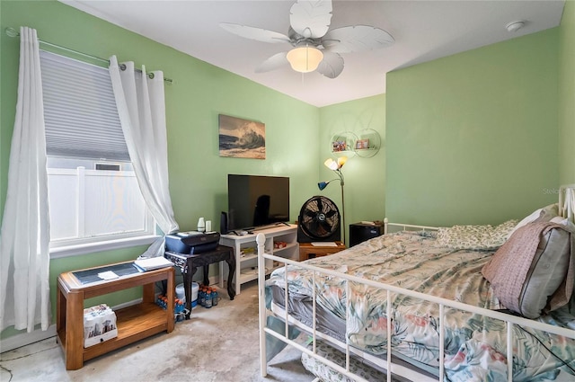 47 Raleigh Dr, Palm Coast, FL 32164 - carpeted bedroom featuring a ceiling fan
