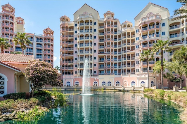 200 Ocean Crest Dr Unit 726, Palm Coast, FL 32137 - view of apartment building / complex with a water view