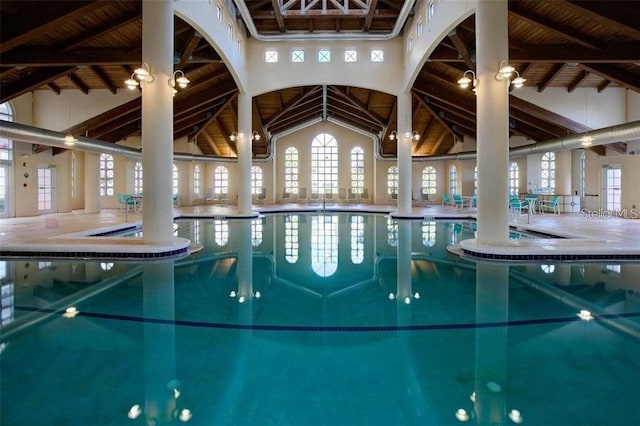 200 Ocean Crest Dr Unit 726, Palm Coast, FL 32137 - view of indoor pool