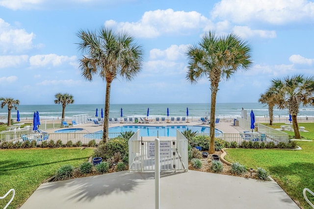 1155 Ocean Shore Blvd Unit 702, Ormond Beach, FL 32176 - property view of water with fence