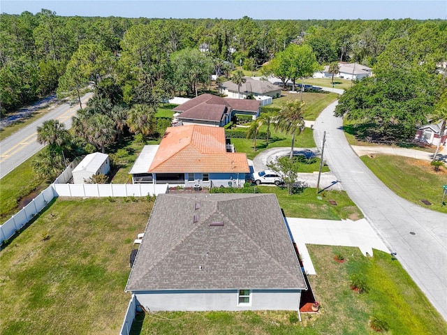 64 Princess Ruth Ln, Palm Coast, FL 32164 - birds eye view of property featuring a view of trees