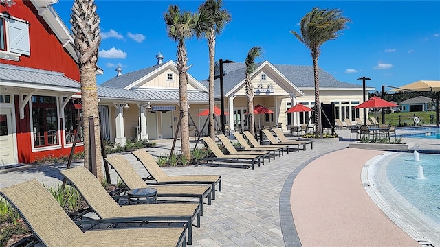 exterior space with a patio