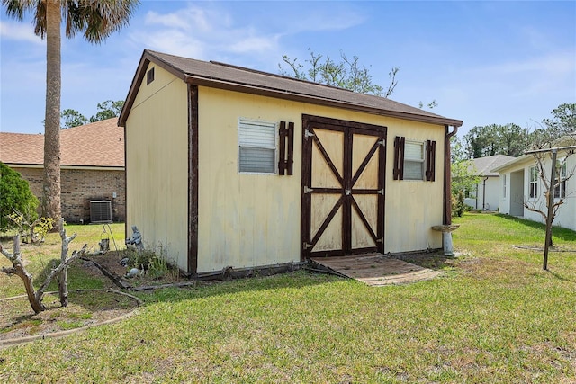 9 Pittman Dr, Palm Coast, FL 32164 - view of shed featuring cooling unit