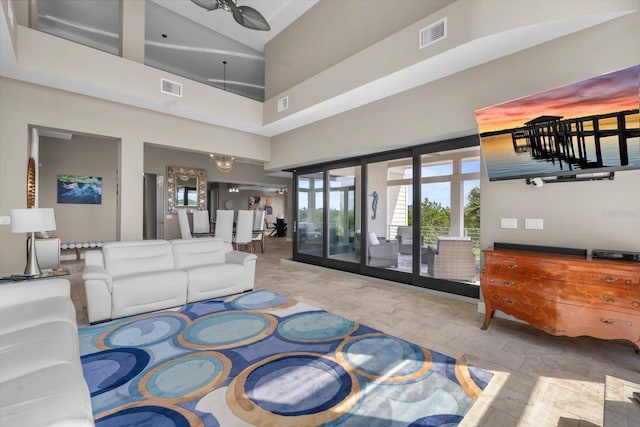 2590 Palm Ave, Flagler Beach, FL 32136 - lobby with high vaulted ceiling