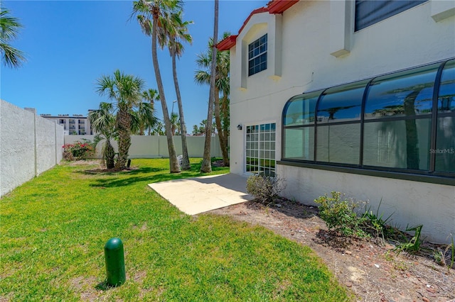 200 Florida Shores Blvd, Daytona Beach, FL 32118 - view of yard with a fenced backyard and a patio