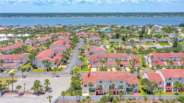 200 Florida Shores Blvd, Daytona Beach, FL 32118 - birds eye view of property with a residential view and a water view