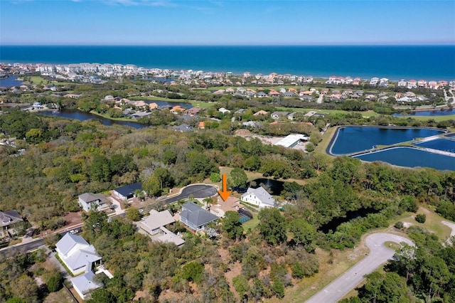 28 Cinnamon Grove Ln, Palm Coast, FL 32137 - bird's eye view with a water view and a residential view