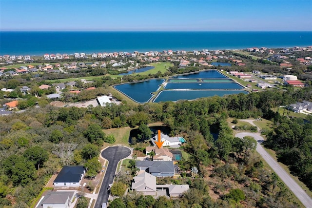 28 Cinnamon Grove Ln, Palm Coast, FL 32137 - birds eye view of property with a residential view and a water view