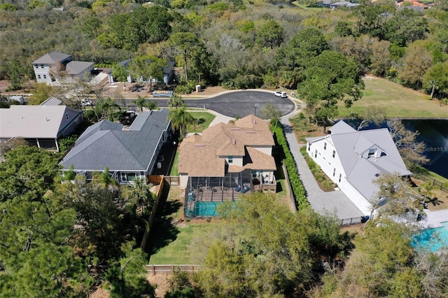 28 Cinnamon Grove Ln, Palm Coast, FL 32137 - aerial view featuring a residential view and a forest view