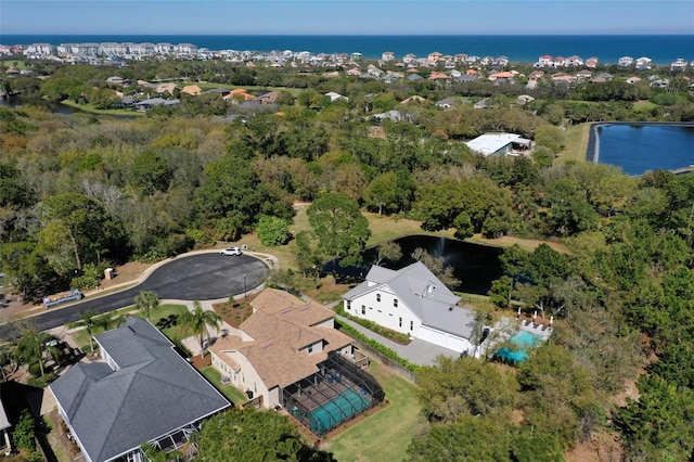28 Cinnamon Grove Ln, Palm Coast, FL 32137 - drone / aerial view with a water view and a residential view