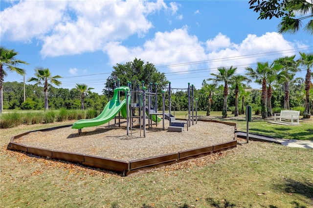 45 King Palm Ct, Ponte Vedra, FL 32081 - community jungle gym featuring view of scattered trees and a yard