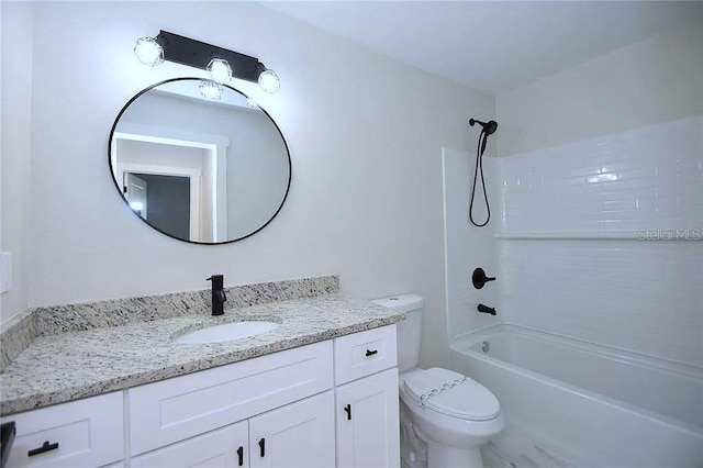 1 Fanshawe Ln, Palm Coast, FL 32137 - full bath with toilet, shower / washtub combination, and vanity