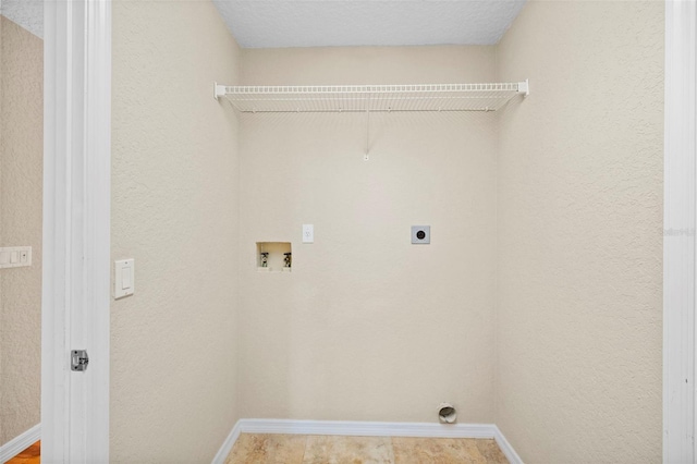 1501 Lambert Ave, Flagler Beach, FL 32136 - laundry area with hookup for an electric dryer and hookup for a washing machine