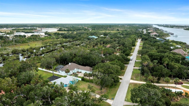 1501 Lambert Ave, Flagler Beach, FL 32136 - aerial view of property's location featuring a large body of water