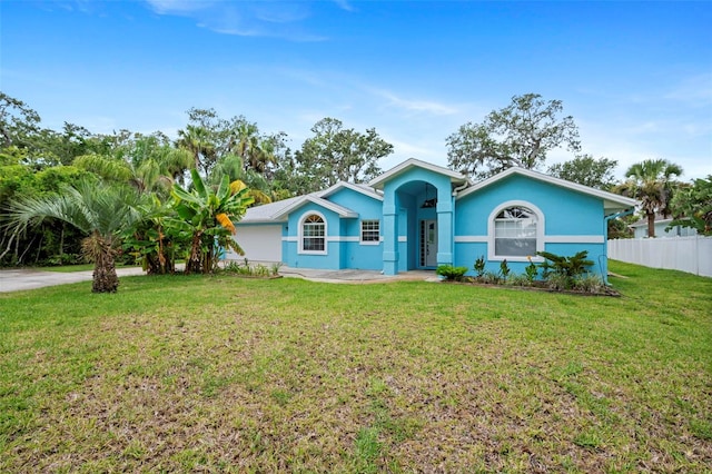 1501 Lambert Ave, Flagler Beach, FL 32136 - ranch-style house with stucco siding