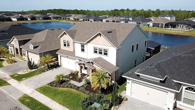 382 Aquamarine Way, Daytona Beach, FL 32124 - aerial view with a water view and a residential view
