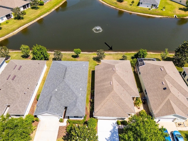 125 Raintree Cir, Palm Coast, FL 32164 - bird's eye view featuring a water view and a residential view
