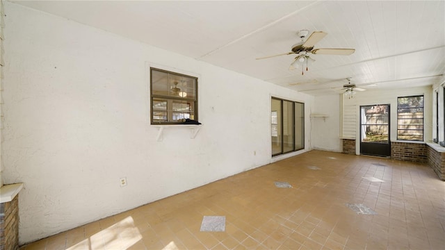 689 16th St, Saint Augustine, FL 32080 - empty room with ceiling fan