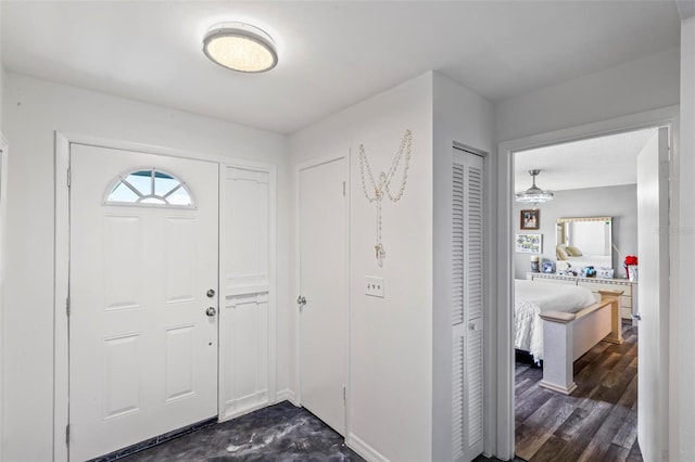13 Belleaire Dr, Palm Coast, FL 32137 - entryway with dark wood-type flooring