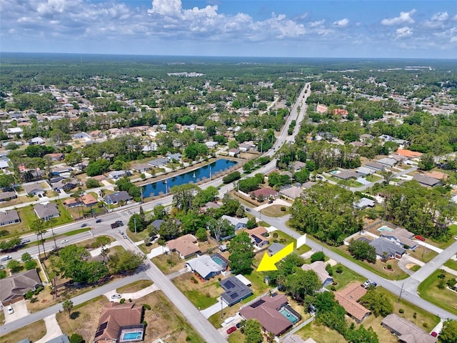 13 Belleaire Dr, Palm Coast, FL 32137 - bird's eye view with a residential view and a water view
