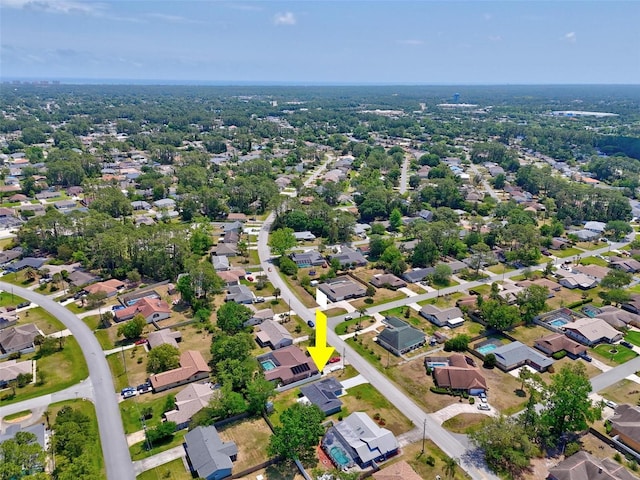 13 Belleaire Dr, Palm Coast, FL 32137 - birds eye view of property featuring a residential view
