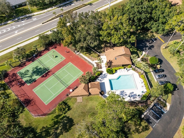 drone / aerial view