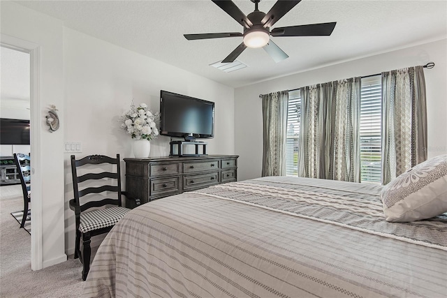 7 Windsor Ter, Palm Coast, FL 32164 - bedroom featuring carpet flooring, a ceiling fan, and baseboards