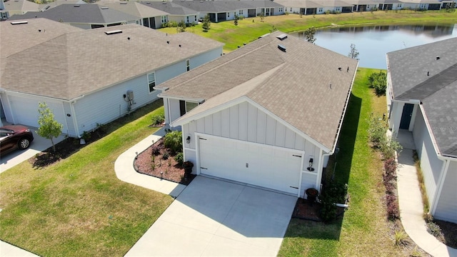 7 Windsor Ter, Palm Coast, FL 32164 - drone / aerial view featuring a water view and a residential view