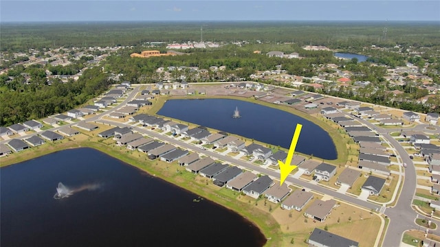 7 Windsor Ter, Palm Coast, FL 32164 - birds eye view of property with a water view and a residential view