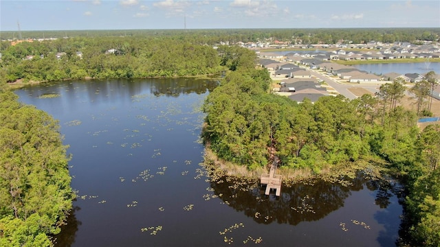 7 Windsor Ter, Palm Coast, FL 32164 - aerial view featuring a residential view, a water view, and a wooded view