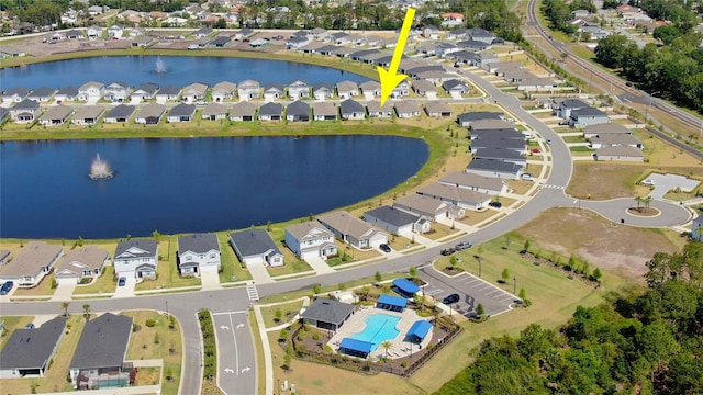 7 Windsor Ter, Palm Coast, FL 32164 - bird's eye view with a water view and a residential view