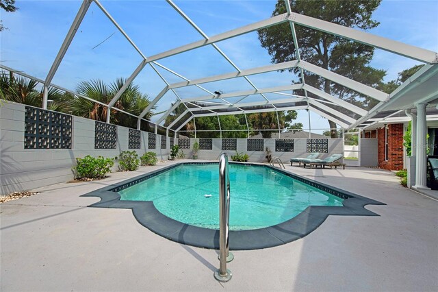 11 Larisa Ter, Ormond Beach, FL 32174 - view of swimming pool with a patio, a lanai, and a fenced in pool