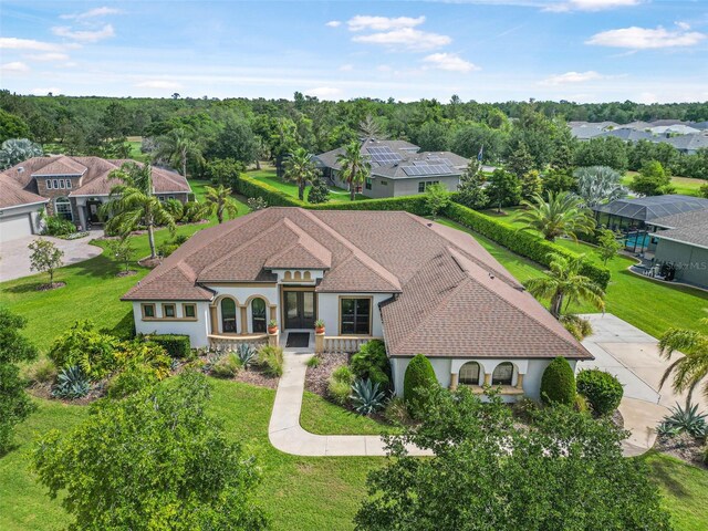 bird's eye view featuring a residential view