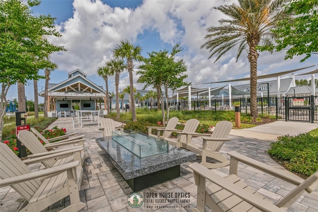 106 Key Grass Ct, Saint Johns, FL 32259 - exterior space with a patio area and fence