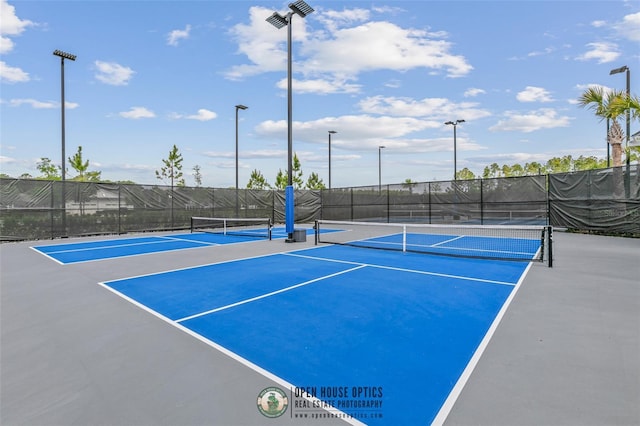 106 Key Grass Ct, Saint Johns, FL 32259 - view of tennis court with fence