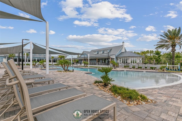 106 Key Grass Ct, Saint Johns, FL 32259 - community pool featuring fence and a patio area