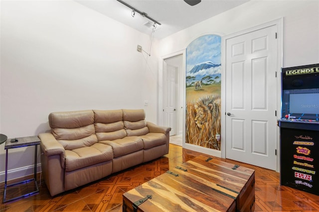 114 Emerald Lake Dr, Palm Coast, FL 32137 - living room featuring track lighting