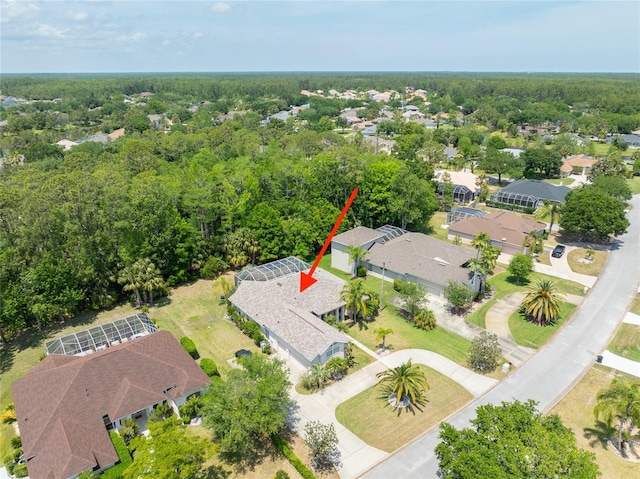 69 Coquina Ridge Way, Ormond Beach, FL 32174 - aerial view featuring a residential view
