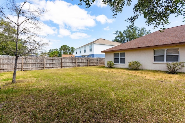 28 Weller Ln, Palm Coast, FL 32164 - view of yard with a fenced backyard