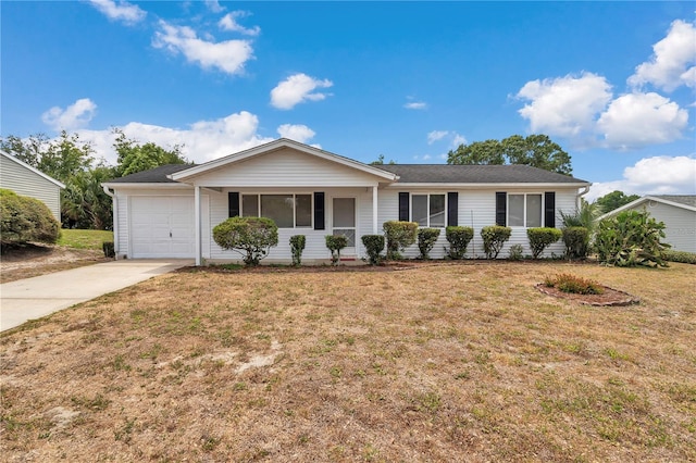 8720 SW 108th Ln, Ocala, FL 34481 - single story home featuring an attached garage, a front lawn, and driveway