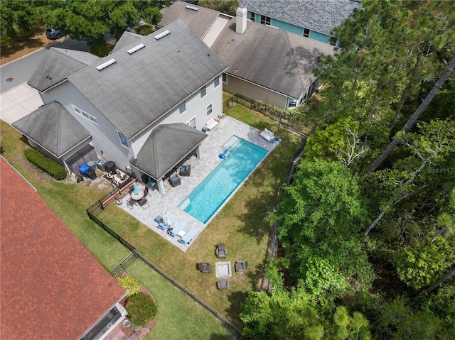 drone / aerial view