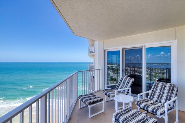 2937 S Atlantic Ave Unit 2001, Daytona Beach, FL 32118 - balcony with a water view