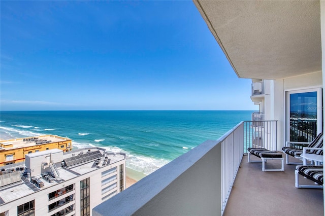 2937 S Atlantic Ave Unit 2001, Daytona Beach, FL 32118 - balcony featuring a water view